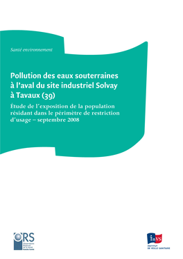 Pollution Des Eaux Souterraines