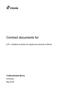 Contract Documents For