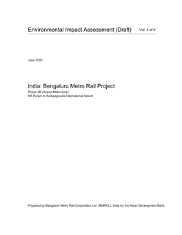 Bengaluru Metro Rail Project Phase 2B (Airport Metro Line) KR Puram to Kempegowda International Airport