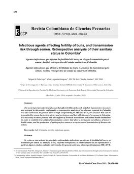 Infectious Agents Affecting Fertility of Bulls, and Transmission Risk Through Semen