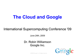 Google Cloud Talk