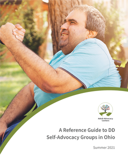 A Reference Guide to DD Self-Advocacy Groups in Ohio
