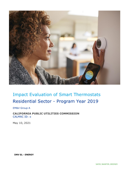 2018 Smart Thermostat Evaluation