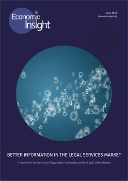 Better Information in the Legal Services Market