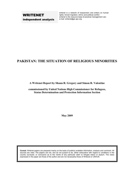 The Situation of Religious Minorities