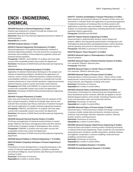 ENCH - Engineering, Chemical 1