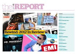 Rewind: 2012 in Review