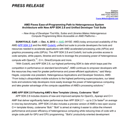 Press Release