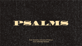 Psalms Is Transformative