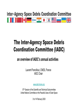 IADC-2020- UN COPUOS STSC Presentation Final