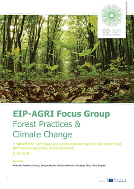 EIP-AGRI Focus Group Forest Practices & Climate Change