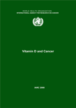 Vitamin D and Cancer