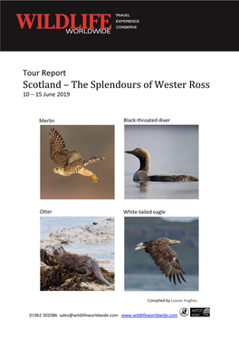 Scotland – the Splendours of Wester Ross 10 – 15 June 2019