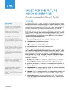 EMC VPLEX Data Sheet