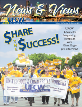 UFCW Local 23'S Bargaining Campaign with Giant Eagle Gets