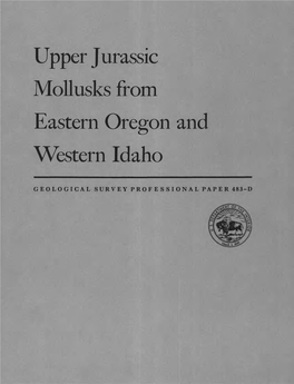 Upper Jurassic Mollusks from Eastern Oregon and Western Idaho