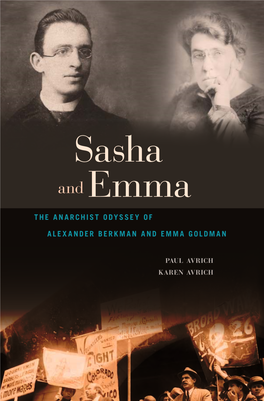 Sasha and Emma the ANARCHIST ODYSSEY OF