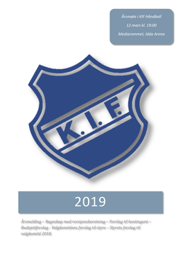 Årsmelding KIF Håndball 2018