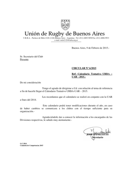 Unión De Rugby De Buenos Aires U.R.B.A