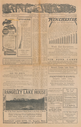 Maine Woods : Vol. 33, No. 46 June 15,1911 (Local Edition)