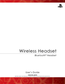 Wireless Headset Bluetooth® Headset