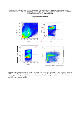 Cx3cr1 Mediates the Development of Monocyte-Derived Dendritic Cells During Hepatic Inflammation