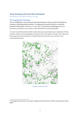 Early Farming in the East Meon Hundred1 Ian Wesley, East Meon History Group