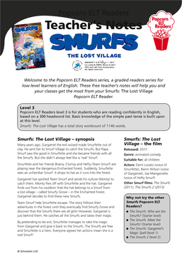 Smurfs: the Lost Village Popcorn ELT Reader