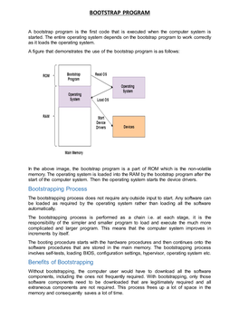 Bootstrap Program