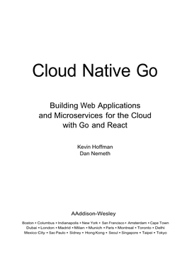 Cloud Native Go