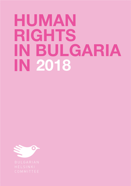 Human Rights in Bulgaria in 2018 1