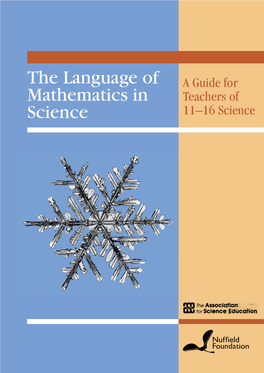 The Language of Mathematics in Science