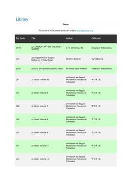 Library Quran