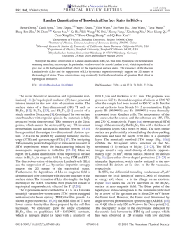 Landau Quantization of Topological Surface States in Bi2se3