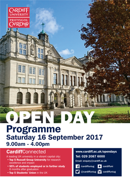 Open Day-September-28Pp-31Aug Layout 1 31/08/2017 21:42 Page 1