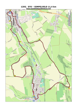 1292. EYS – SIMPELVELD 11,4 Km