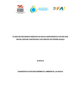 Plano De Recursos Hídricos Da Bacia Hidrográfica Do Rio Das Antas, Bacias Contíguas E Afluentes Do Peperi-Guaçu