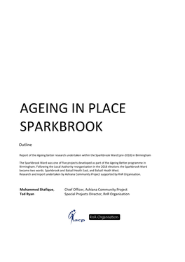 Ageing in Place Sparkbrook