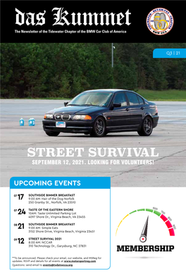 Street Survival September 12, 2021