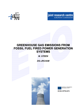 Greenhouse Gas Emissions from Fossil Fuel Fired Power Generation Systems 3/61