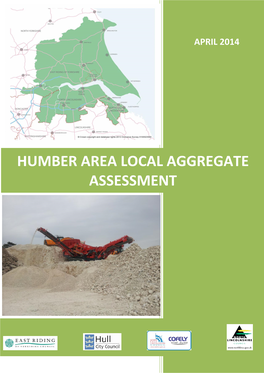 Humber Area Local Aggregate Assessment