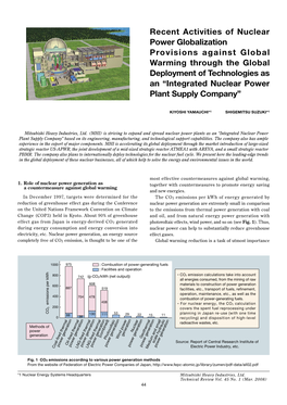 The Recent Activities of Nuclear Power Globalizationour Provision