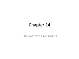 Chapter 14 the Western Crossroads.Pdf