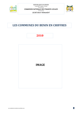 Les Communes Du Benin En Chiffres