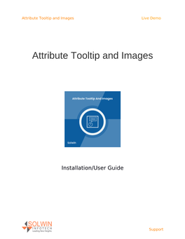 Attribute Tooltip and Images Live Demo