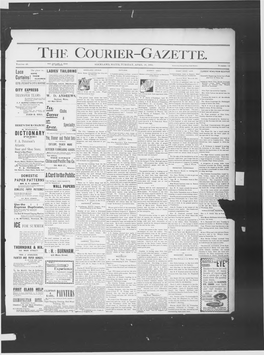 Courier Gazette: Tuesday, April 18,1893