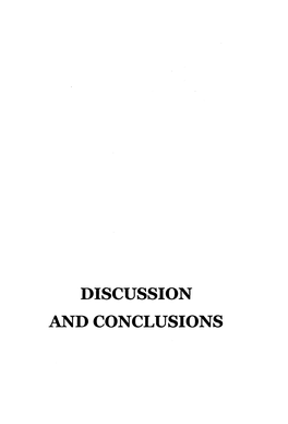 DISCUSSION and CONCLUSIONS DISCUSSION and CONCLUSIONS: Danthonidium Gammiei Belongs to Tribe Danthonieae of Subfamily Pooideae