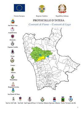 Protocollo D'intesa