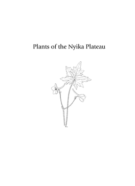 Plants of the Nyika Plateau