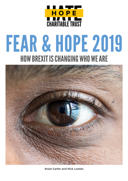 Fear and Hope 2019